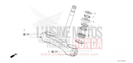 STEERING STEM XL750P de 2023